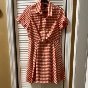 Checkered Midi Dress